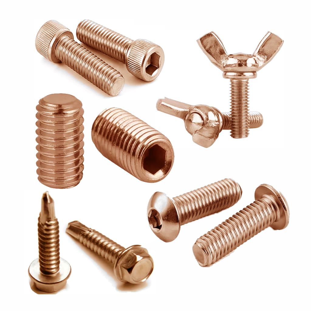 Copper Nickel 90/10 Screws Manufacturer – Socket Head, Hex Head, Set Screws