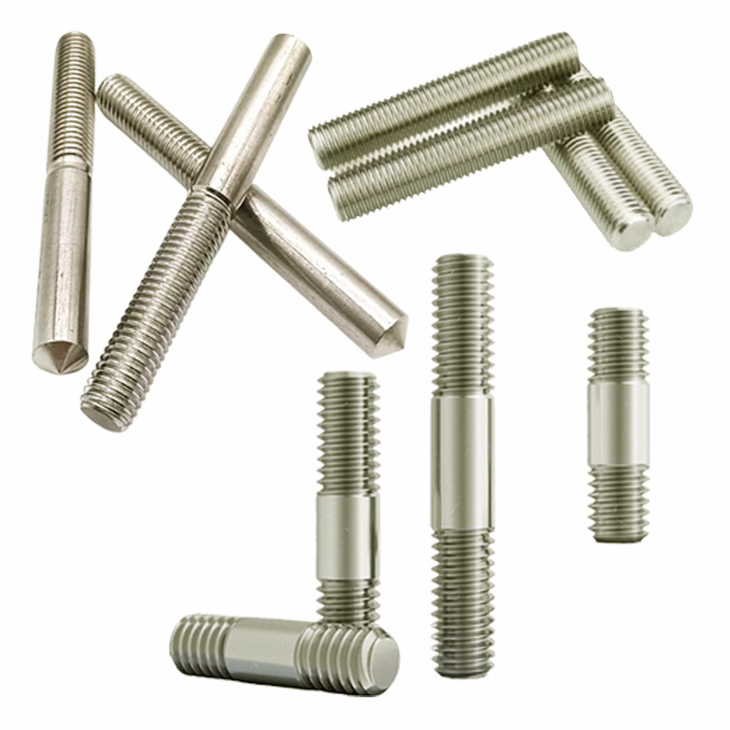 Inconel Alloy 600 601 625 Stud Bolts Manufacturer – Double Ended, Fully Threaded Studs