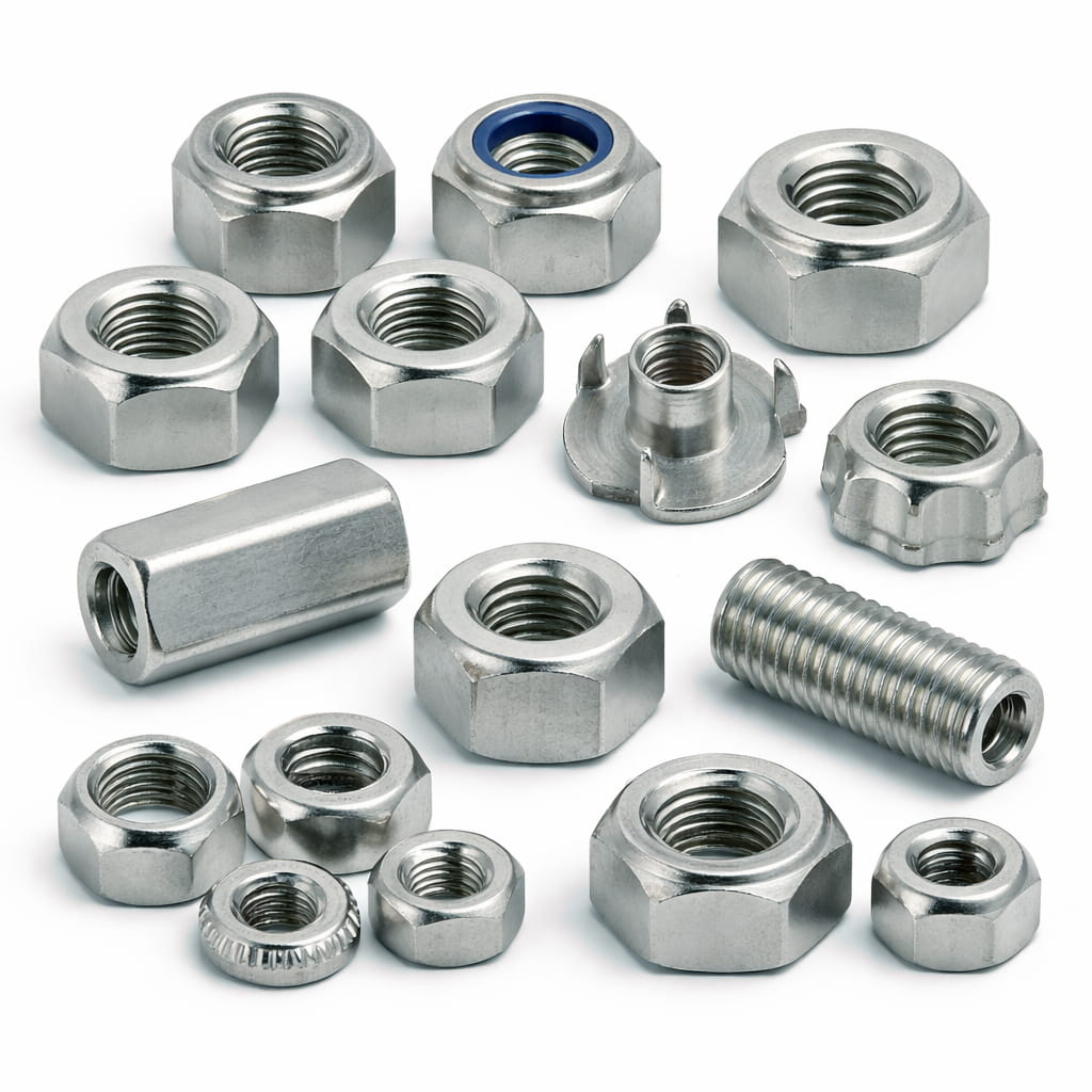 Monel Alloy 400 K500 Nuts Manufacturer – Hex Nuts, Lock Nuts, Heavy Hex Nuts UNS N04400 N05500