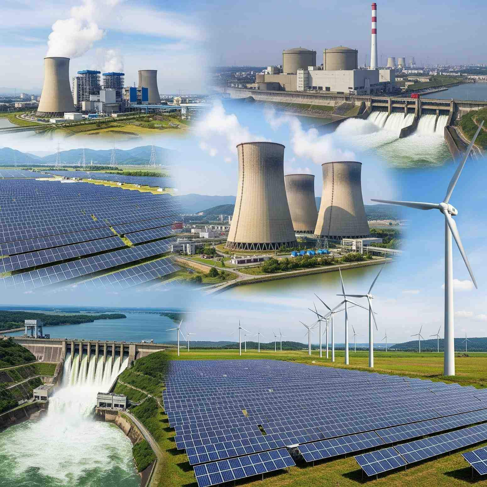 Thermal Solar Nuclear and Hydro Power