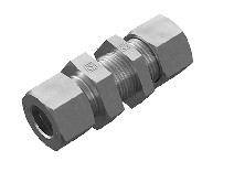 Straight Bulkhead Hydraulic Fitting
