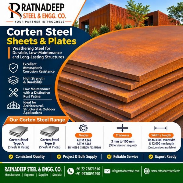 Corten Steel Plate vs Sheet: Type A vs B and How to Choose