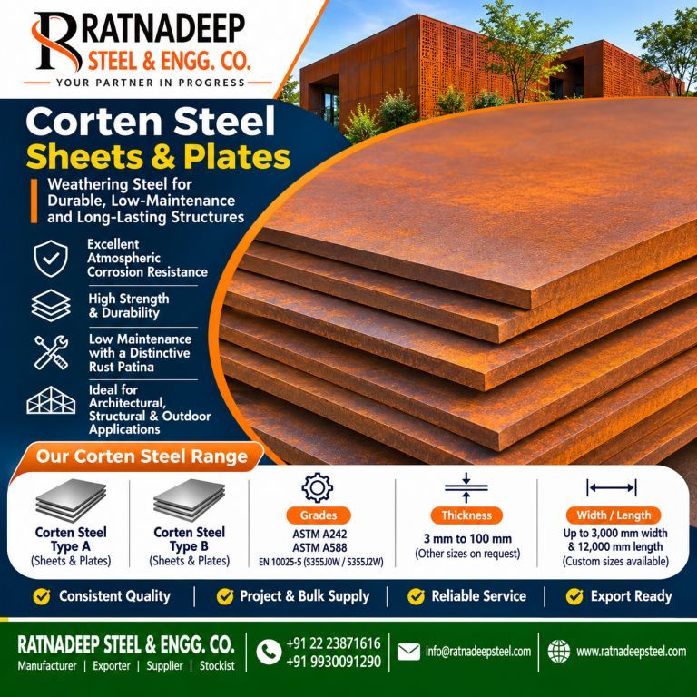 Corten Steel Plate vs Sheet: Type A vs B and How to Choose